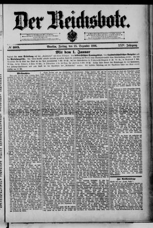 Der Reichsbote vom 25.12.1896