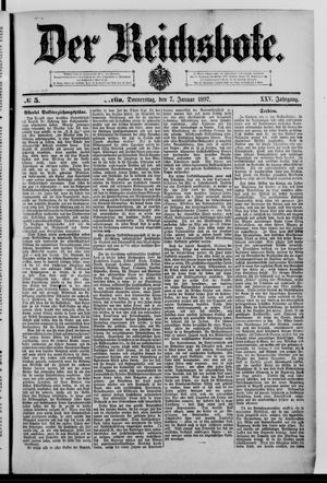 Der Reichsbote vom 07.01.1897