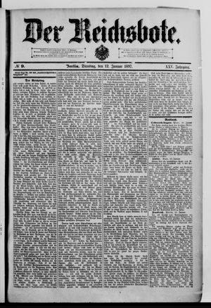 Der Reichsbote vom 12.01.1897