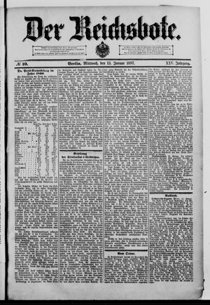 Der Reichsbote vom 13.01.1897