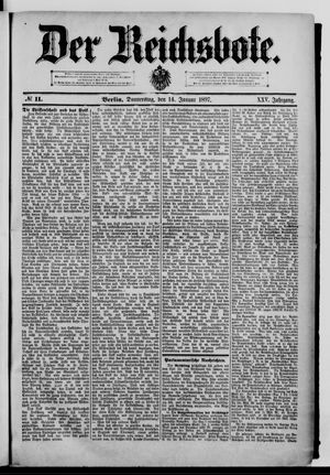 Der Reichsbote on Jan 14, 1897