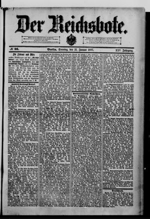 Der Reichsbote on Jan 31, 1897