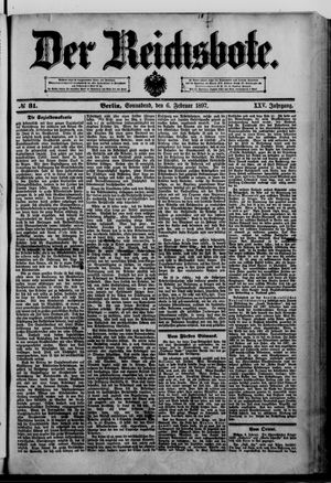 Der Reichsbote vom 06.02.1897