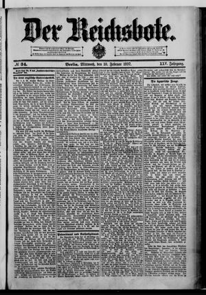 Der Reichsbote on Feb 10, 1897