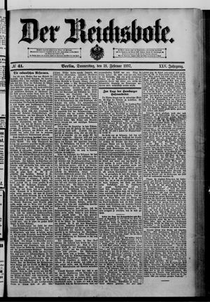 Der Reichsbote vom 18.02.1897