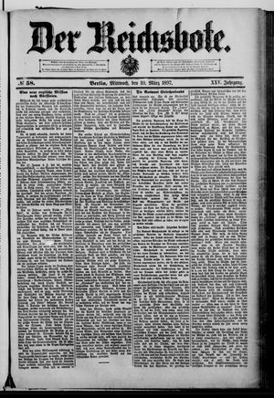 Der Reichsbote on Mar 10, 1897
