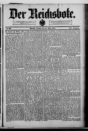 Der Reichsbote on Mar 12, 1897