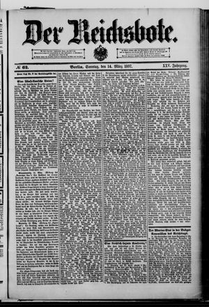 Der Reichsbote on Mar 14, 1897
