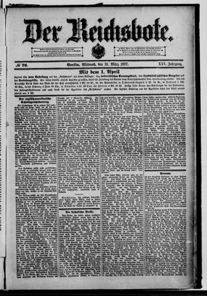 Der Reichsbote vom 31.03.1897