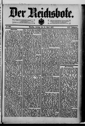Der Reichsbote on Apr 16, 1897