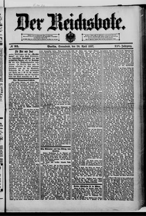Der Reichsbote vom 24.04.1897