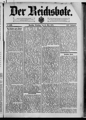 Der Reichsbote vom 18.05.1897
