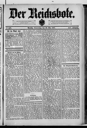 Der Reichsbote vom 20.05.1897