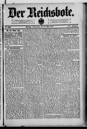 Der Reichsbote on May 27, 1897