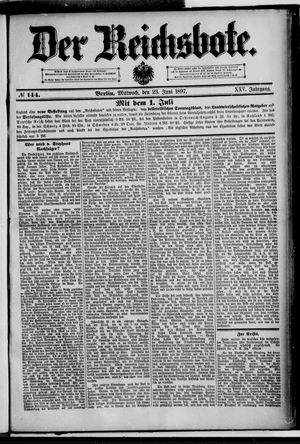 Der Reichsbote vom 23.06.1897