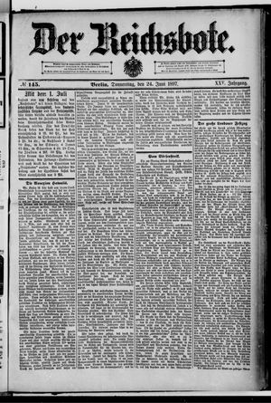 Der Reichsbote vom 24.06.1897