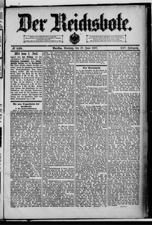 Der Reichsbote vom 27.06.1897