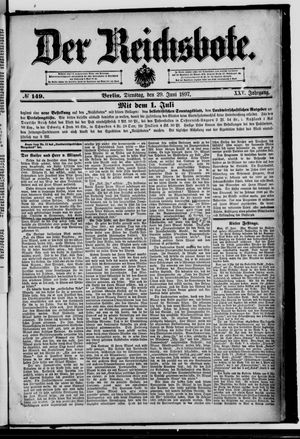 Der Reichsbote on Jun 29, 1897