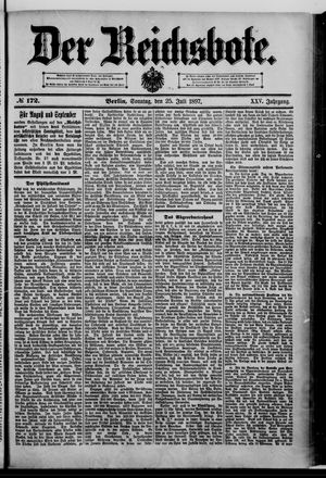 Der Reichsbote vom 25.07.1897