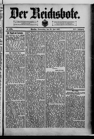 Der Reichsbote on Jul 29, 1897