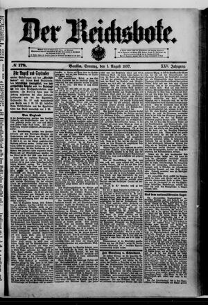 Der Reichsbote on Aug 1, 1897