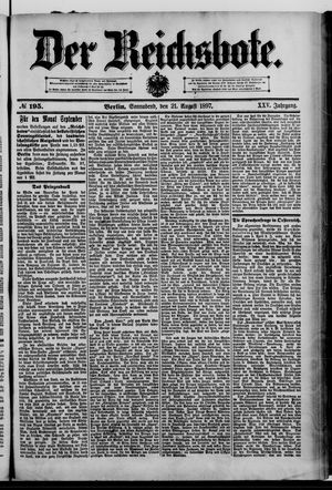 Der Reichsbote vom 21.08.1897