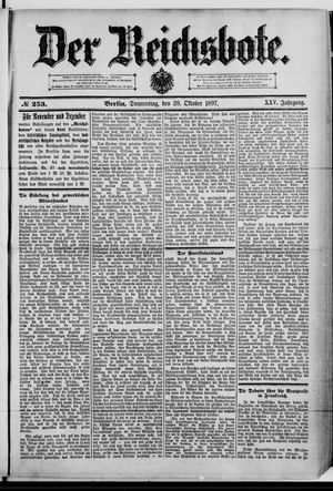Der Reichsbote vom 28.10.1897