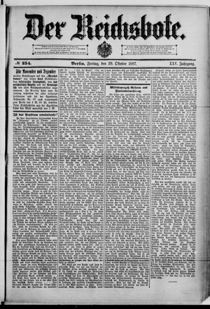 Der Reichsbote on Oct 29, 1897