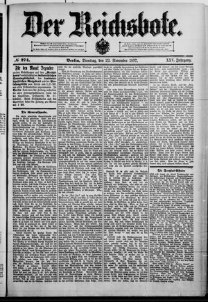 Der Reichsbote vom 23.11.1897