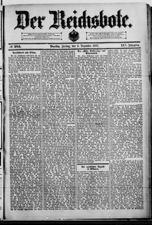 Der Reichsbote on Dec 3, 1897