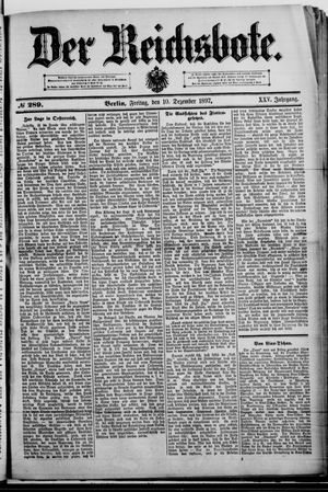 Der Reichsbote vom 10.12.1897