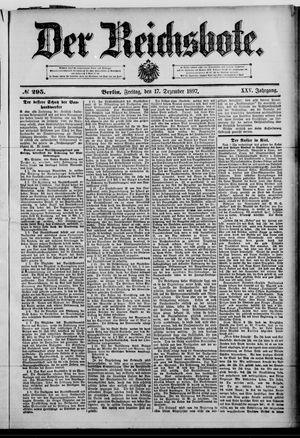 Der Reichsbote on Dec 17, 1897