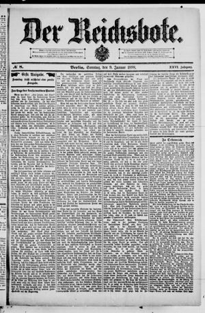 Der Reichsbote vom 09.01.1898