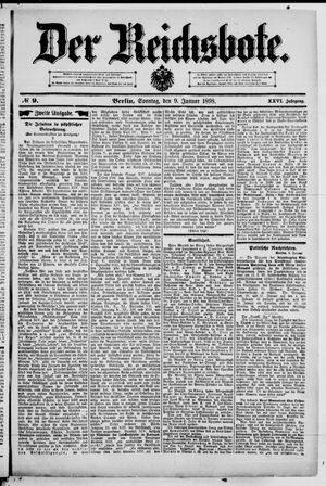 Der Reichsbote vom 09.01.1898