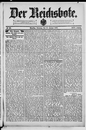 Der Reichsbote on Jan 16, 1898
