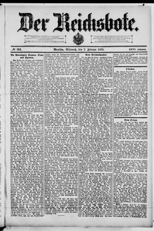 Der Reichsbote on Feb 2, 1898