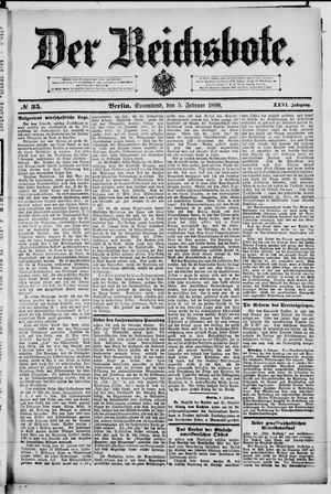 Der Reichsbote on Feb 5, 1898