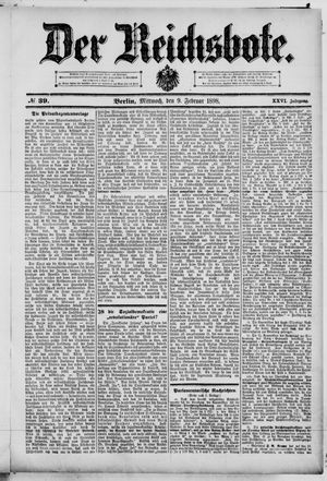 Der Reichsbote vom 09.02.1898