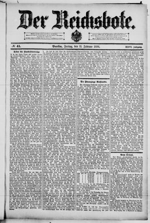 Der Reichsbote vom 11.02.1898