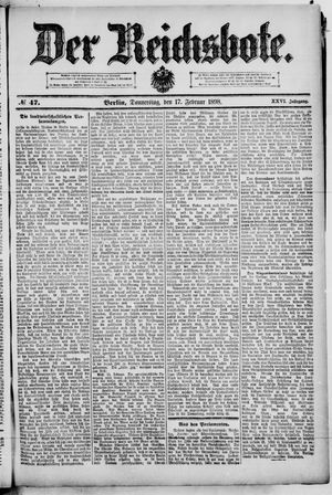 Der Reichsbote on Feb 17, 1898