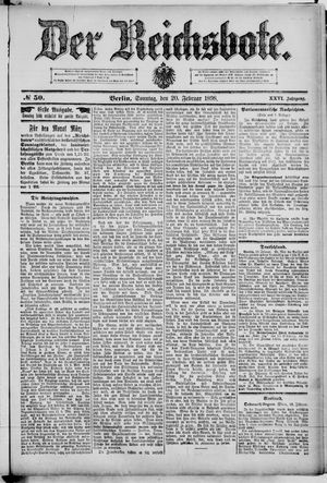 Der Reichsbote on Feb 20, 1898