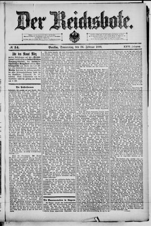 Der Reichsbote vom 24.02.1898