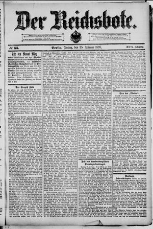 Der Reichsbote vom 25.02.1898