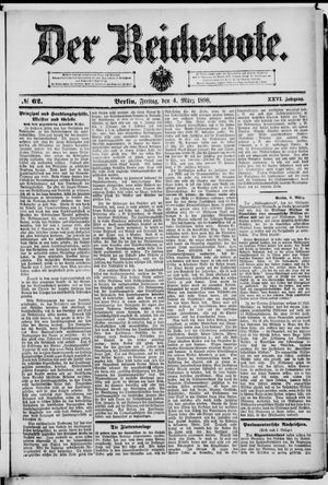 Der Reichsbote on Mar 4, 1898