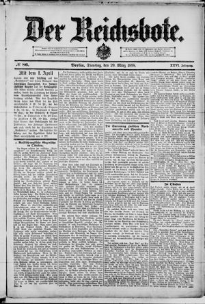Der Reichsbote vom 29.03.1898