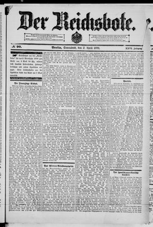 Der Reichsbote vom 02.04.1898