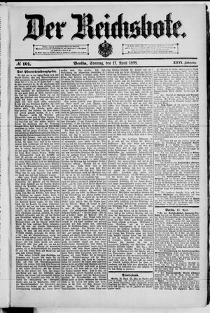 Der Reichsbote vom 17.04.1898