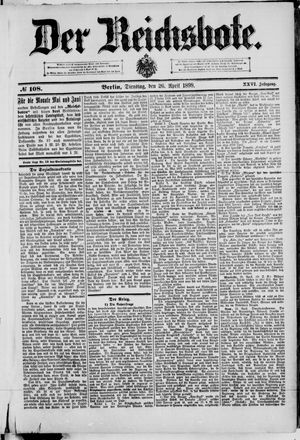 Der Reichsbote vom 26.04.1898