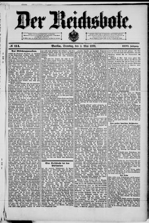 Der Reichsbote vom 03.05.1898