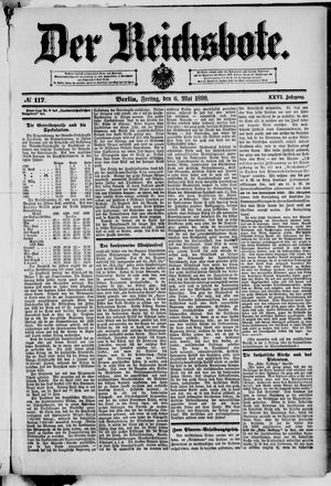Der Reichsbote on May 6, 1898